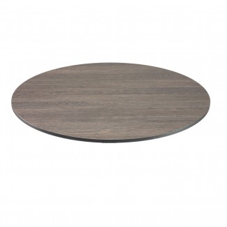 48 Round Elements Tuff Tops Outdoor Compact HPL Commercial Restaurant Hospitality in Stock Table Top